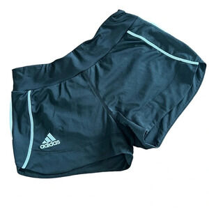 Women's Black/White Adidas ClimaCool Casual Shorts Size S